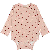 Petit Piao Bodysuit l/s - Heart