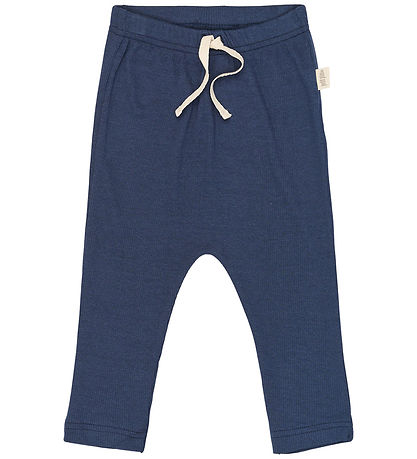 Petit Piao Hosen - Rib - Modal - Dress Blue