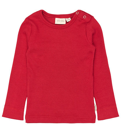 Petit Piao Blouse - Rib - Modal - Jet Red