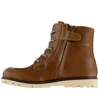 Bundgaard Snowboots - Riley - Brede pasvorm - Cognac