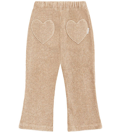 Hust and Claire Trousers - HCThilde - Velvet - Biscuit