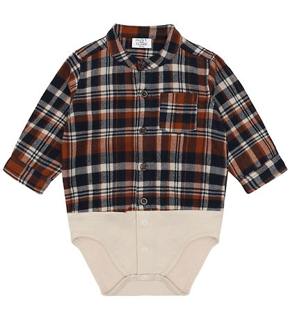 Hust and Claire Overhemd Romper - HCBertil - Meer Navy