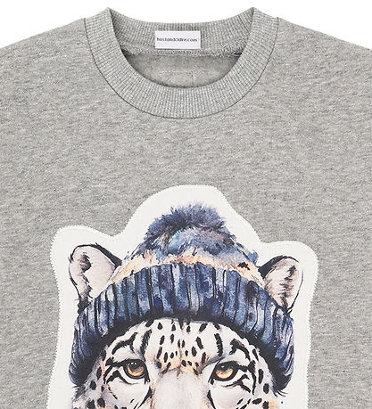 Hust and Claire Collegegenser - HCWinner - Flis Grey Melange