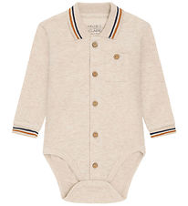 Hust and Claire Bodysuit l/s - HCBoye - Wheat Melange