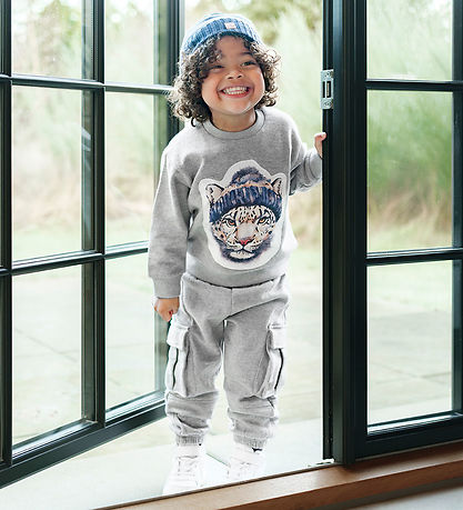 Hust and Claire Sweatpants - HCGarry - Tile Grey Melange