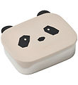 Liewood Lunchbox - Silicone/Steel - Arthur - Sandy w. Panda Liewood Lunchbox - Silicone/Steel - Arthur - Sandy w. Panda