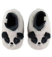 Liewood Slippers - Beth Panda - Sandy/Dark Grey