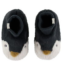 Liewood Slippers - Beth Penguin - Sandy/Dark Grey