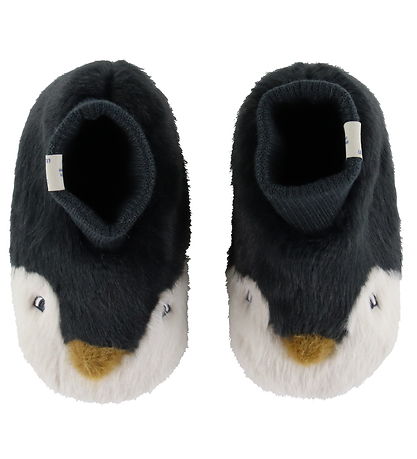 Liewood Inniskór - Beth Penguin - Sandy/Dark Grey