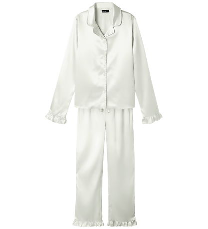 LMTD Pajama Set Set - NlfNightys - White Alyssum