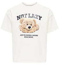 Kids Only T-shirt - Noos - KogBillie - Cloud Dancer/Lazy