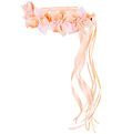 Souza Costume - Hairband w. Flowers - Evaline - Pink Souza Costume - Hairband w. Flowers - Evaline - Pink