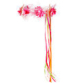 Souza Kostüm - Blumenkranz - Pink/Orange
