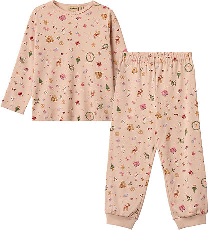 Wheat Pyjama Set - 2 Parts - Mila - Rose Dust Holiday