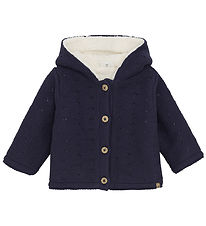 Minymo Cardigan - w. Teddy - Parisian Night