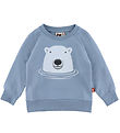Danefæ Sweatshirt - Animal Bellow - Blue Grey New Polar Bear