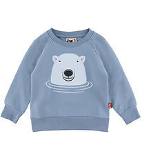 Danefæ Sweatshirt - Animal Bellow - Blue Grey New Polar Bear