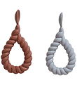 OYOY Spoons - 2-Pack - Mellow - Dusty Blue/Choco