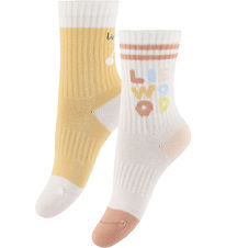 Liewood Socks - 2-Pack - Annette - Light Apricot/Cream De La C