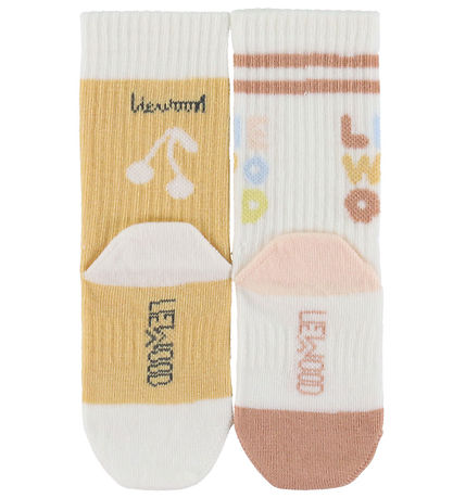 Liewood Socks - 2-Pack - Annette - Light Apricot/Cream De La C