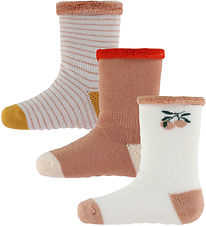 Liewood Socks - 3-Pack - Eloy - Peach/Sandy Mix Liewood Socks - 3-Pack - Eloy - Peach/Sandy Mix