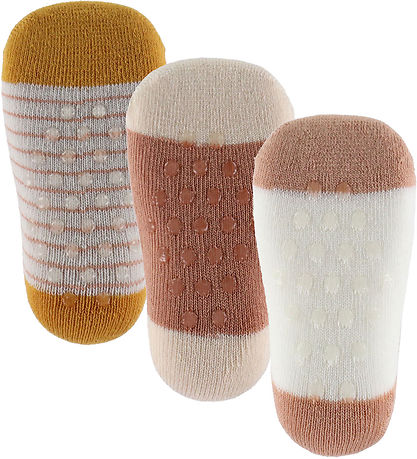 Liewood Socks - 3-Pack - Eloy - Peach/Sandy Mix