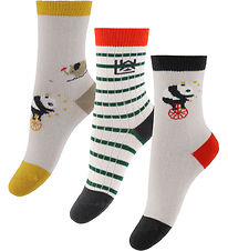 Liewood Socks - 3-Pack - Silas - Circus/Sandy Mix