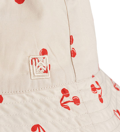 Liewood Bucket Hat - Reversible - Damon - Cherries/Sandy