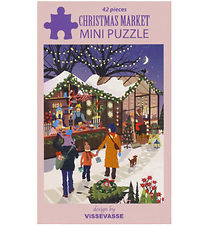 Vissevasse Jigsaw Puzzle - 42 Bricks - Christmas Market
