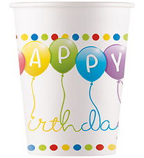 Gobelets en carton Decorata Party - 8 Pack - 200 ml - Happy Flux Gobelets en carton Decorata Party - 8 Pack - 200 ml - Happy Flux