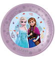 Decorata Party Plastic borden - 4-pack - 21 cm - Frozen Idyll