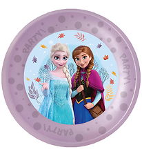 Decorata Party Plastic borden - 4-pack - 21 cm - Frozen Idyll