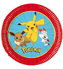Decorata Party Papperstallrikar - 8-pack - 19,5 cm - Pokémon Decorata Party Papperstallrikar - 8-pack - 19,5 cm - Pokémon
