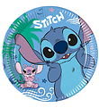 Decorata Party Pappteller - 8er-Pack - 19,5 cm - Stitch & Angel
