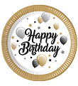 Decorata Party Papieren borden - 8-pack - 23 cm - Milestone Happ