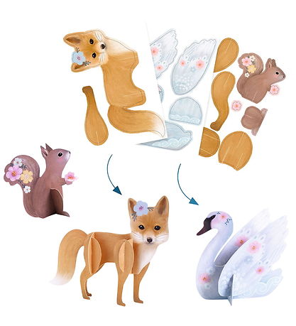 Set de Création Djeco - 6 Projets - Fluffy Box Set de Création Djeco - 6 Projets - Fluffy Box