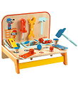 Djeco Tool Bench - Wood - Bricotoo - 22 Parts Djeco Tool Bench - Wood - Bricotoo - 22 Parts