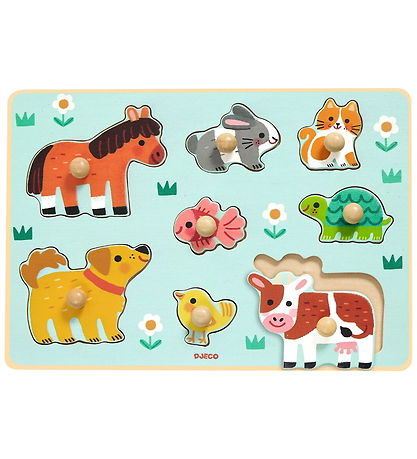 Djeco Button Puzzle - Dog'n'Co