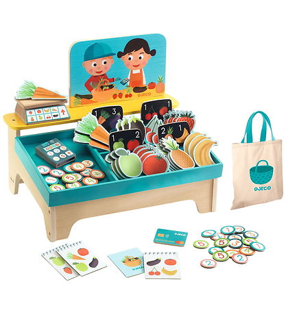 Djeco Lilli Marktstand - Léa & Milo