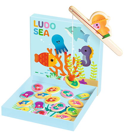 Djeco Träpedagogiskt spel - Havet - 4 Spel