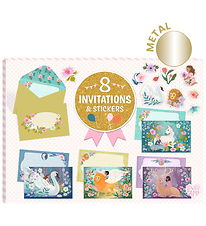 Djeco Invitations - 8 pcs - Fairy Tale Djeco Invitations - 8 pcs - Fairy Tale