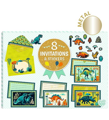 Invitations Djeco - Dino