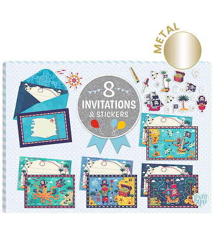 Invitations Djeco - Pirates