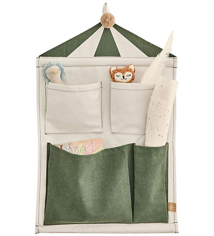OYOY Wall Storage - Circus - Clay/Green