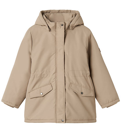 Name It Winter Coat - NkfMarlow - Silver Mink