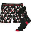 Jack & Jones Gjafabox - Boxer nærbuxur/Sokkar - Jacsnow - Black