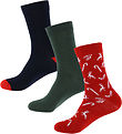 Jack & Jones Socks - 3-Pack - Jaccane - True Red/Duffel Bag -