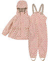 Konges Sløjd Rainwear w. Suspenders/Fleece - PU - Rainy Palm - C