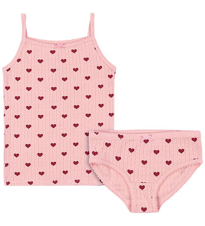 Sous-vêtements Konges Sløjd - Minnie - Amour Rouge av. Pointelle Sous-vêtements Konges Sløjd - Minnie - Amour Rouge av. Pointelle