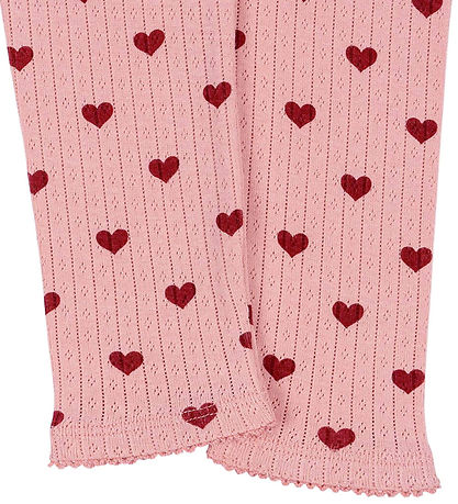 Konges Sløjd Trousers - Minnie - Amour Rouge w. Pointelle Konges Sløjd Trousers - Minnie - Amour Rouge w. Pointelle